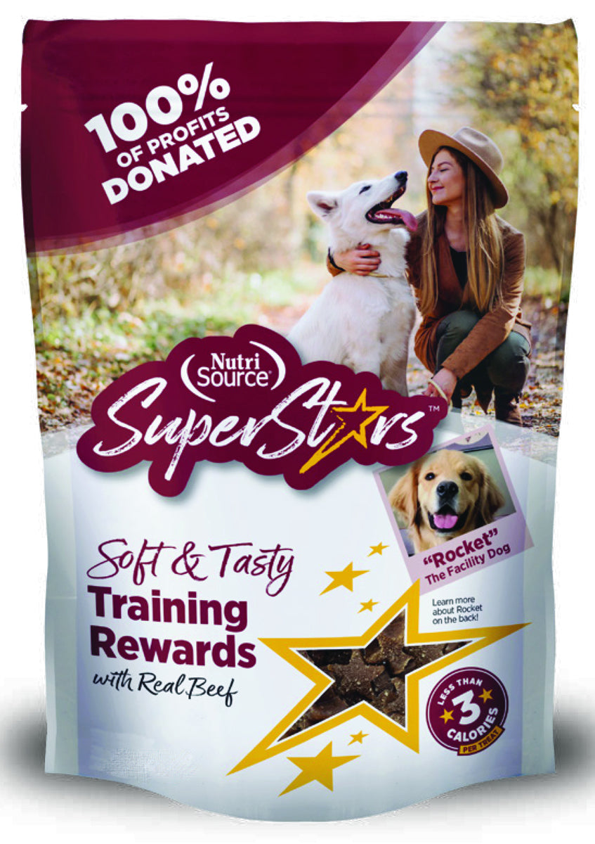 Nutrisource Superstar Beef Training Dog Treats - 4 oz