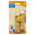 Nylabone Daily Health Bone Roasted Beef Flavored Natural Dog Chew Treats - Medium/Wolf - 2 Pack
