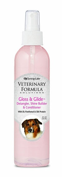 Synergy Labs Veterinary Formula Smart Coat Complex Gloss and Glide Detangler and Conditioner Dog Spray - 8 Oz Default Title
