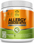 Zesty Paws Aller-Immune Alergy and Immune Support Peanut Butter Flavor Puppy Soft Chew Dog Supplements - 90 Count  