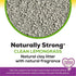 Purina Tidy Cats Naturally Strong Lemongrass Scented All-Natural Scooping Clumping Clay Multi-Cat Litter - 20 Lbs - Case of 2