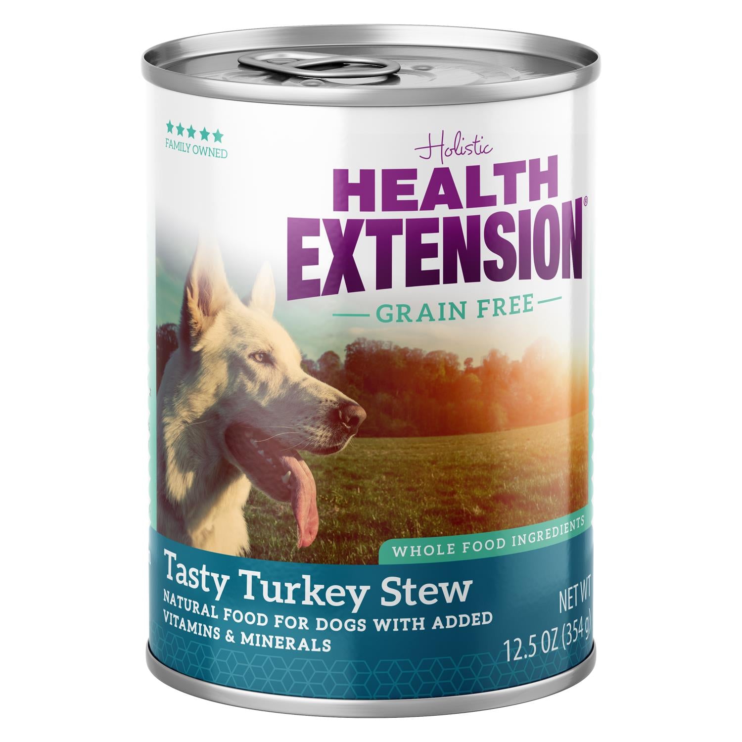 Health Extension Grain-Free Turkey Stew Puppies and Dogs Canned Dog Food - 13.2 Oz - Case of 12  