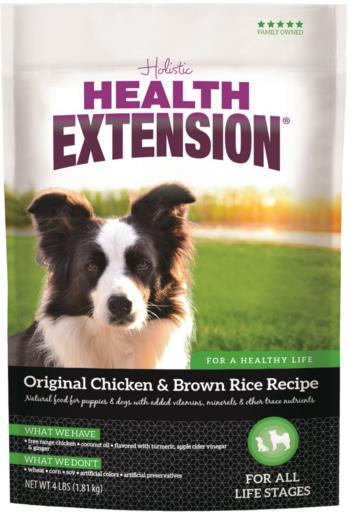 Health Extension Original Chicken and Brown Rice Dry Dog Food - 1 Lb  