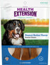 Health Extension Peanut Butter Bone-Shaped Dental Dog Chews - Large - 3 Pack  