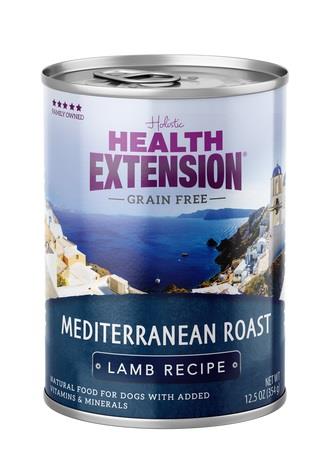 Health Extension Mediterranean Roast Lamb Recipe Canned Dog Food - 12.5 Oz - Case of 12  