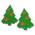 Claudia's Canine Bakery Holiday Paw Print Tree Biscuit Dog Treast - 12 Count 