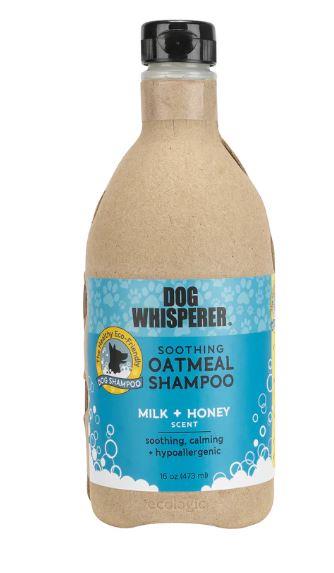 YAYA Organics Dog Whisperer Hypo-allergenic and Calming Milk and Honey Scent Soothing Oatmeal Dog Shampoo - 16 Oz  