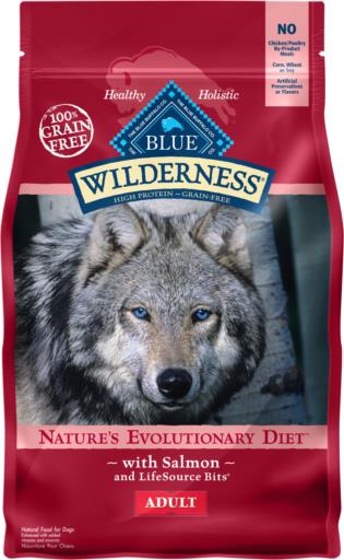 Blue Buffalo Wilderness Salmon Recipe Dry Dog Food - 4.5 Lbs  