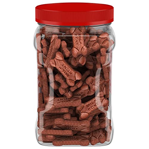 Milk-Bone Real Bacon Flavored Bone Soft and Chewy Dog Treats - 25 Oz - Case of 2