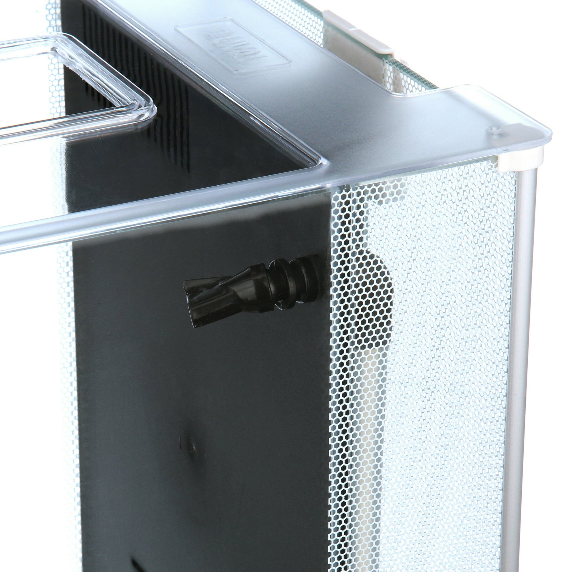 Fluval SPEC III Aquarium Kit with LED Lighting and 3-Stage Filtration System - 2.6 Gallons - White