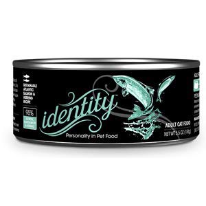 Identity 95% Wild-Caught Atlantic Salmon and Herring Canned Cat Food - 5.5 Oz - Case of 24