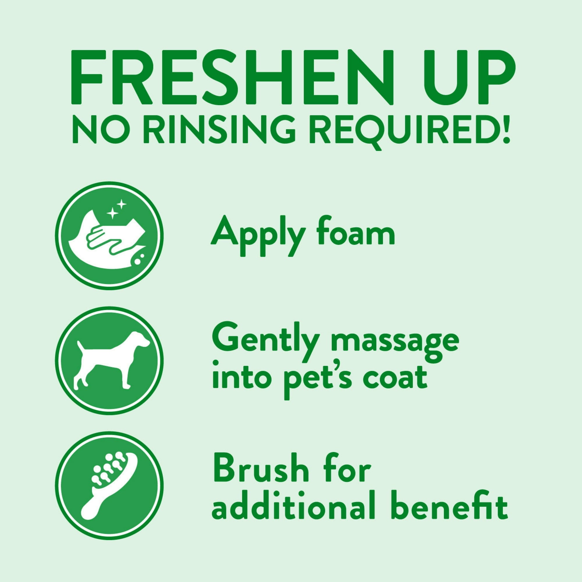 Tropiclean Detangling and Deodorizing Papaya and Coconut Waterless Dry Cat and Dog Shampoo - 7.4 Oz