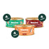 Made by Nacho Minced Chicken Salmon Turkey Herring Canned Cat Food - Variety Pack - 5.5 Oz - 12 Count  