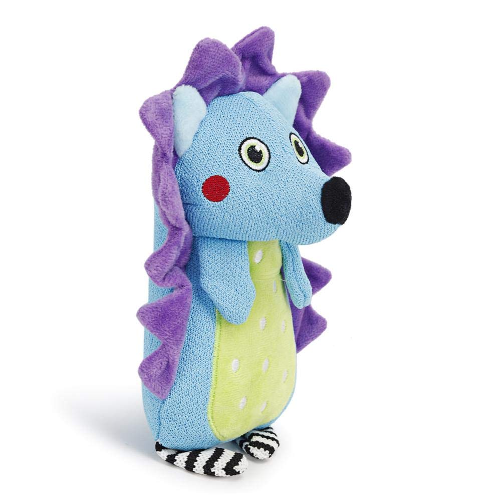 Kong Whoopz Hedgehog Squeak and Spongy Textured Plush Dog Toy - Small  