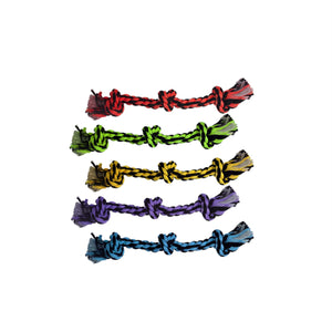 Multipet Nuts for Knots Triple-Knotted Rope Dog Toy - 15" Inches