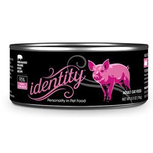 Identity 95% Free-Range Prairie Pork Canned Cat Food - 5.5 Oz - Case of 24