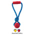 Kong Jaxx Brights Ball Squeak and Fetch Rubber Dog Toy - Assorted - Medium  