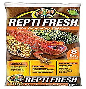 Zoo Med Laboratories ReptiFresh Natural Reptile Odor Eliminating Substrate - 8 Lbs