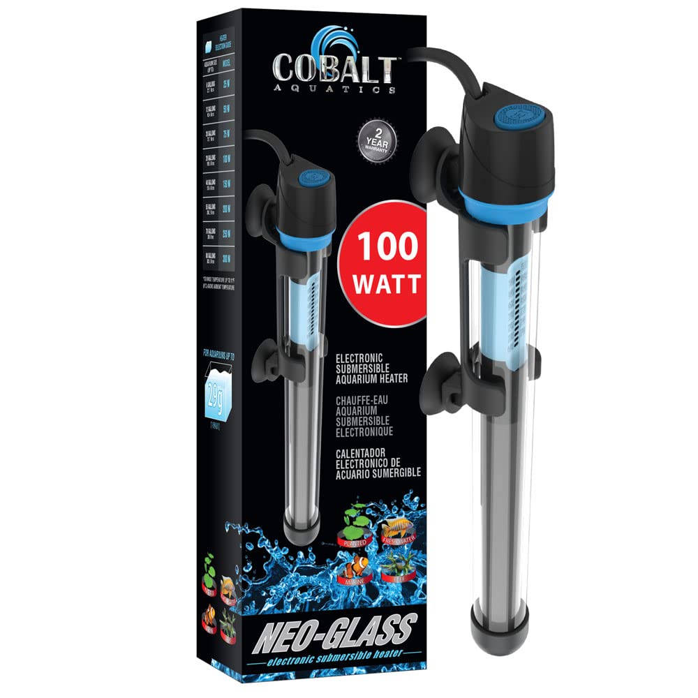 Cobalt Aquatics Neo-Glass Aquarium Heater - 100WT  
