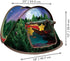 Kong Play Spaces Pop-Up Glamping Tent Cat Hideout with Hanging Cat Toys