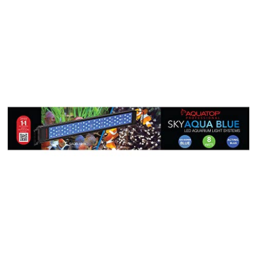 Aquatop SkyAqua Pro LED Aquarium Light with Remote 6500K - 12-18" Inches - 12 Watt