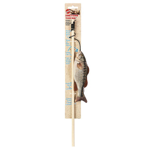 Kong Scrattle Fish Crinkle and Catnip Cat Teaser Wand - Assorted