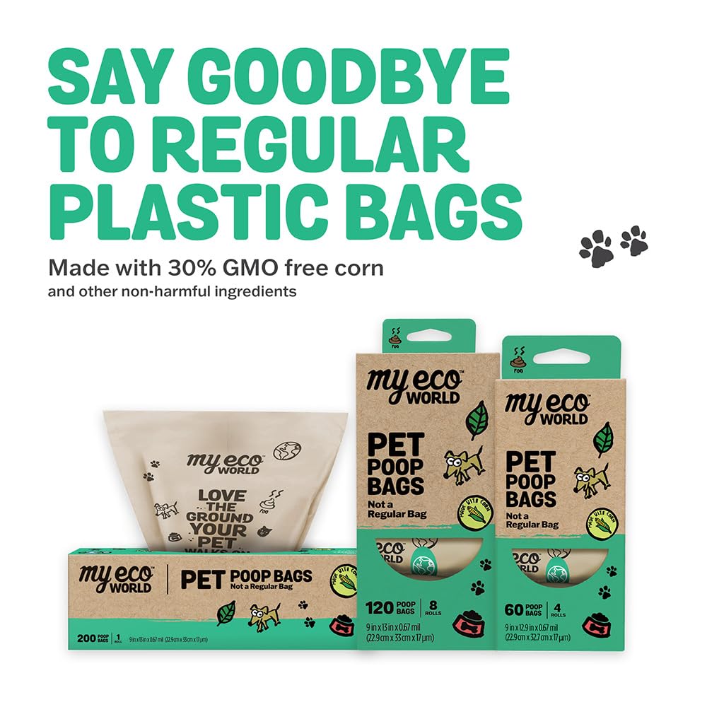 My Eco Pet Poop Pet Wastebags - 200 Count  