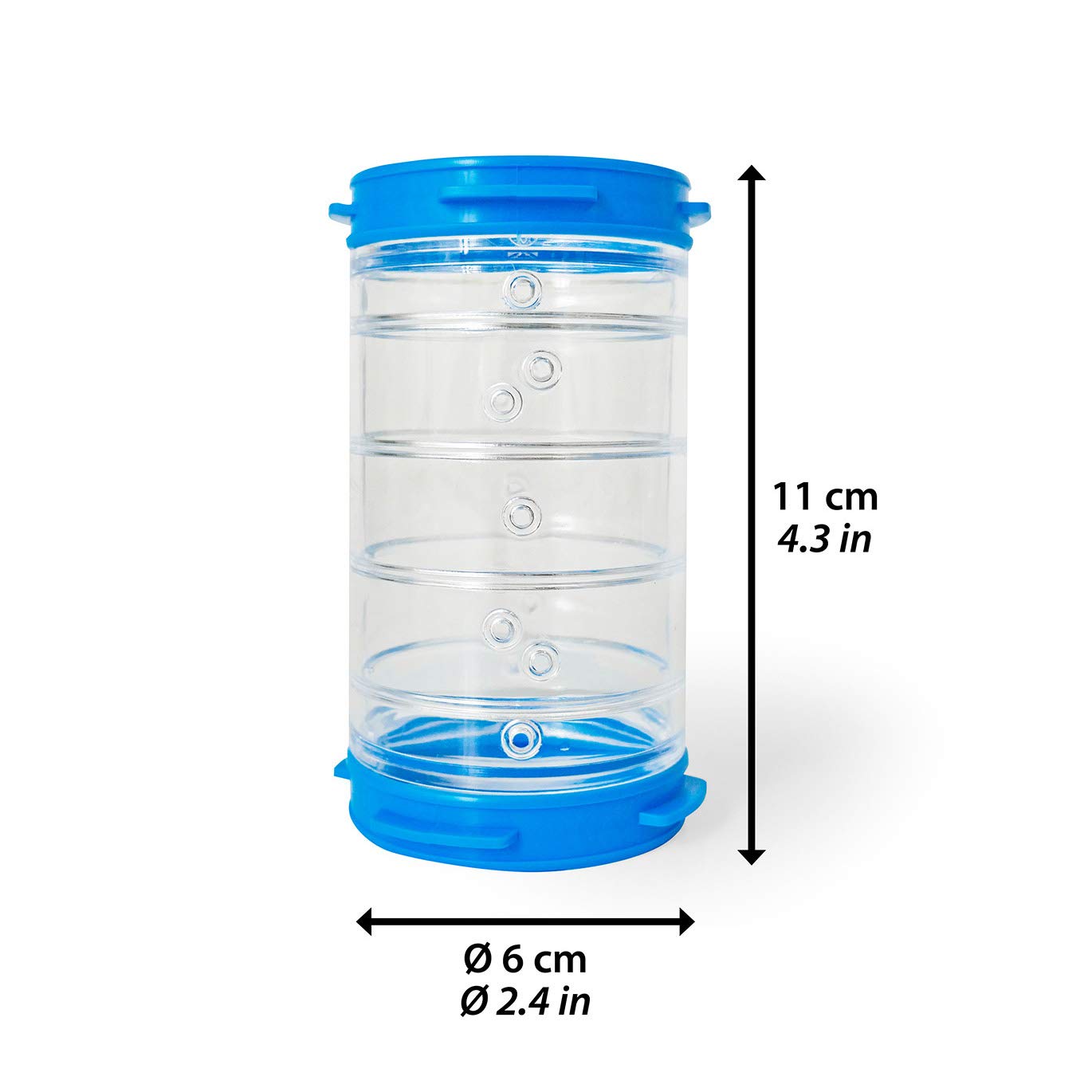 Ferplast Small Animal Hampster Cage Play Accessory Line Tube Tunner - L:4" Inch (2.5" Diameter)  