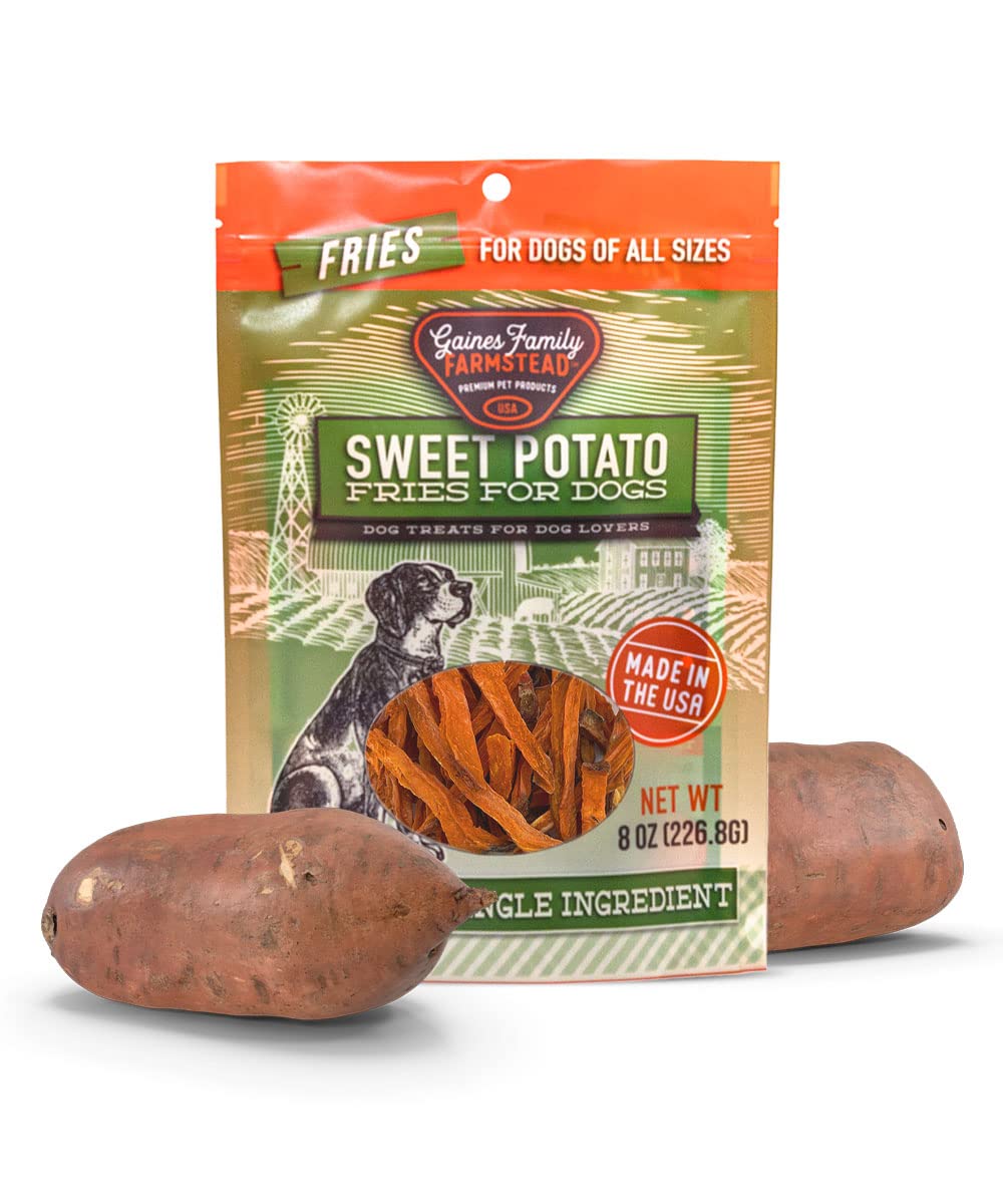 Outward Hound 100% Natural Sweet Potato Soft and Chewy Dog Treats - 8 Oz  