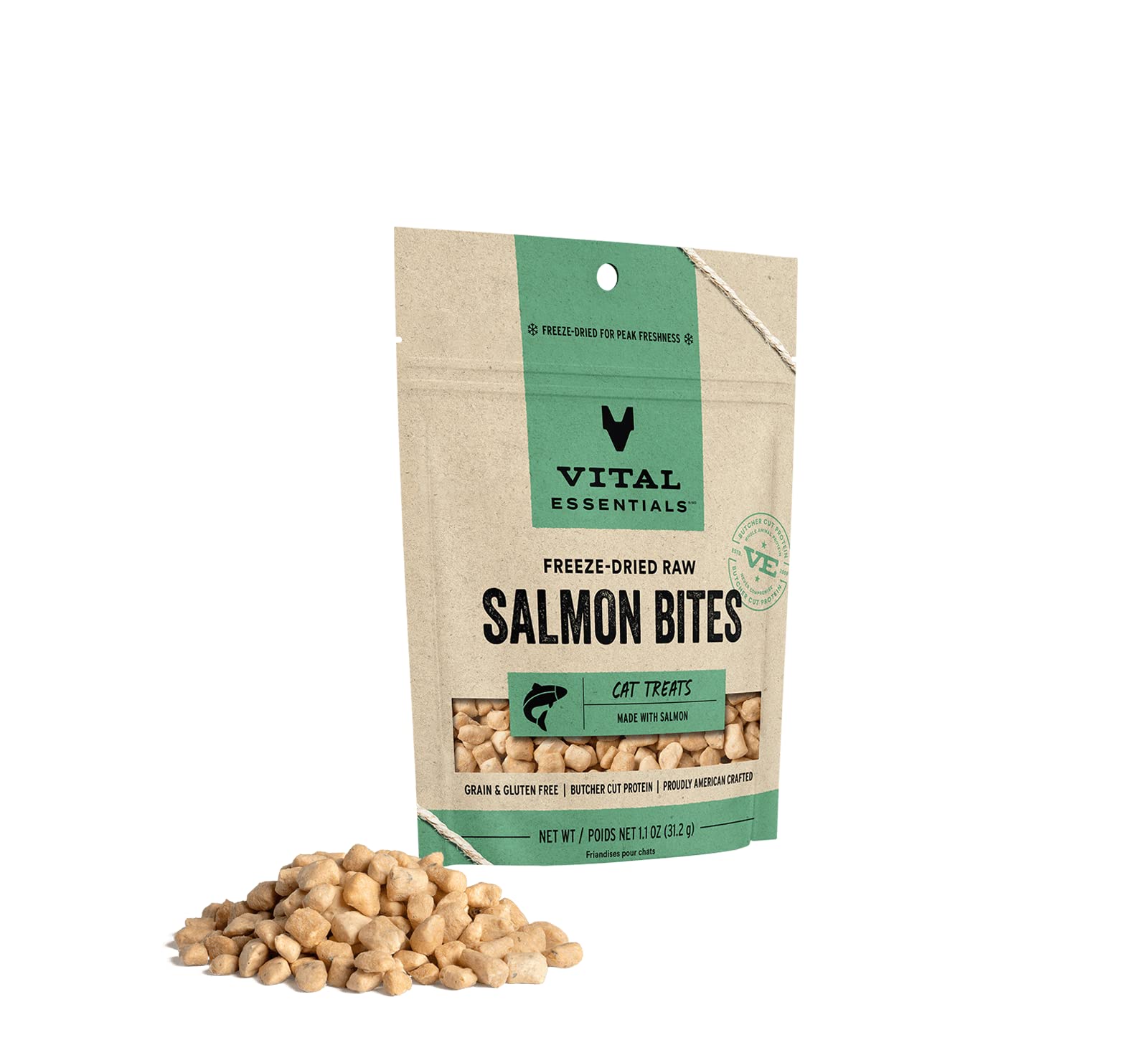 Health Extension Super Bites Salmon Freeze-Dried Raw Cat Treats - .75 Oz  