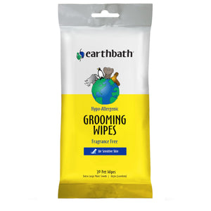 Earthbath Hypo-Allergenic Grooming Cat and Dog Wipes - 30 Count