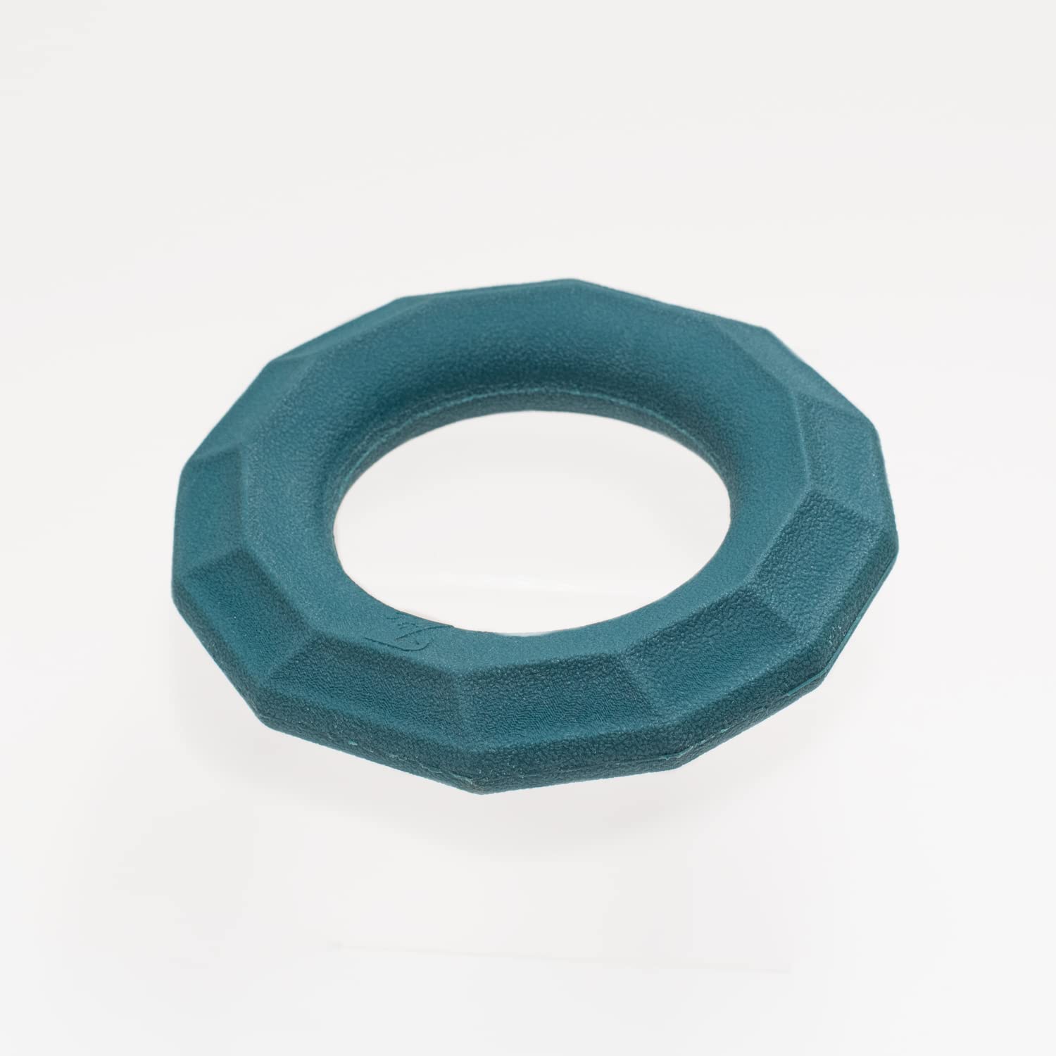 Zippy Paws ZippyTuff Squeaky Ring Fetch Dog Toy - Teal - Medium  