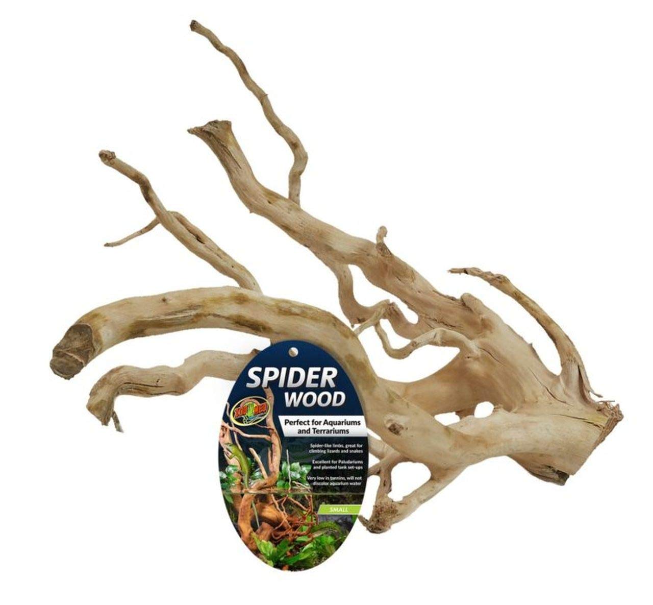 Zoo Med Laboratories Natural Spider Wood Terrarium and Aquarium Décor - Small - 8-12" Inches  