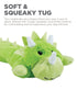 Outward Hound Longidude Dino Squeak and Tug Nylon and Plush Dog Toy - Extra Long  