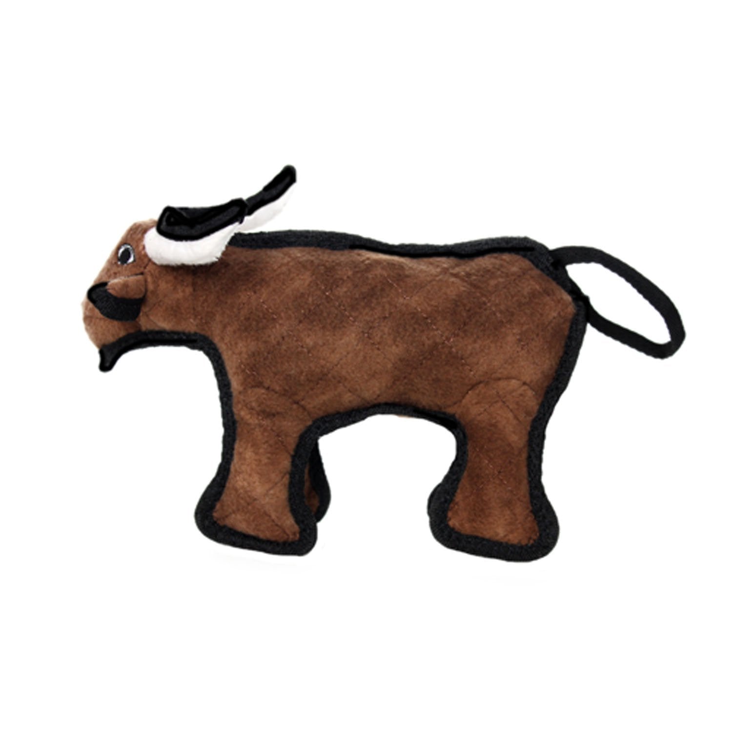 Tuffy's Barnyard Bevo The Bull Float and Squeak Nylon and Plush Dog Toy  