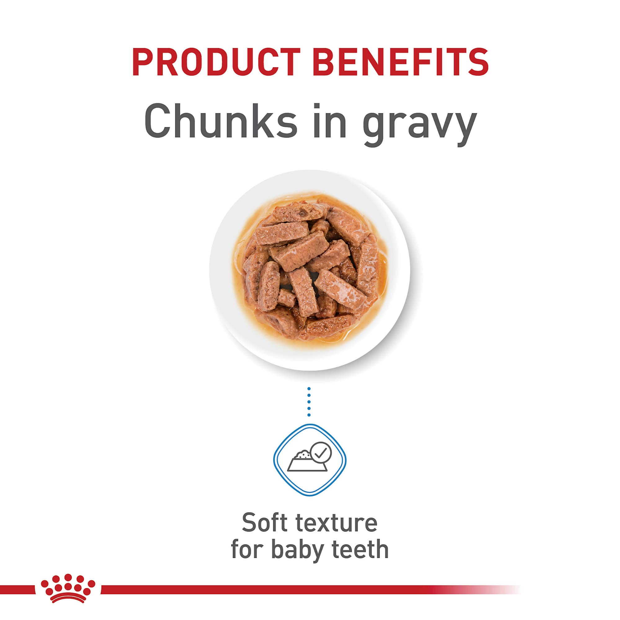 Royal Canin Size Health Nutrition Chunks in Gravy Medium-Breed Puppy Wet Dog Food Pouch - 4.9 Oz - Case of 10  