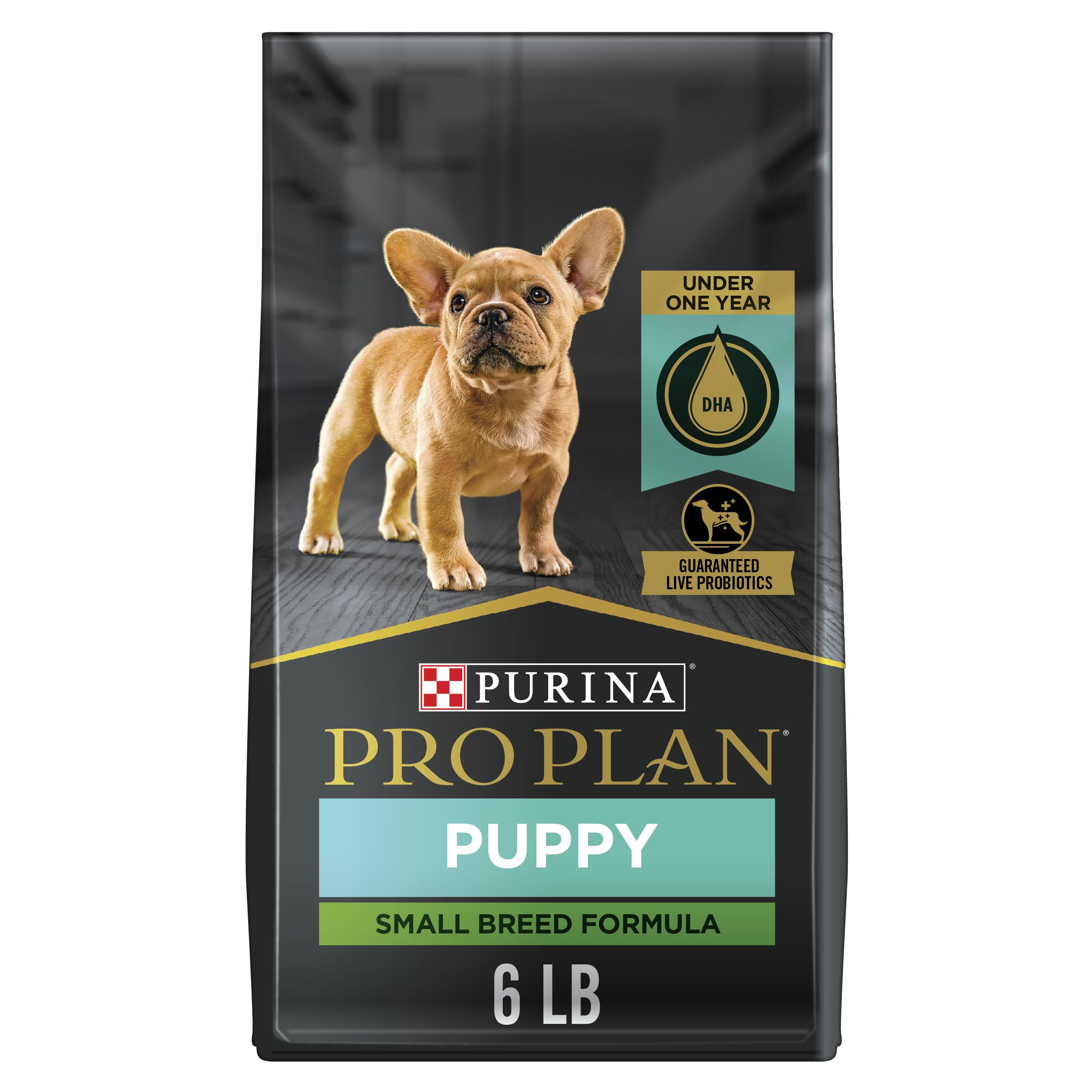 Purina Pro Plan Chicken and Rice Formula Small-Breed Puppy Under 1 Year Dry Dog Food - 6 Lbs - Case of 5  