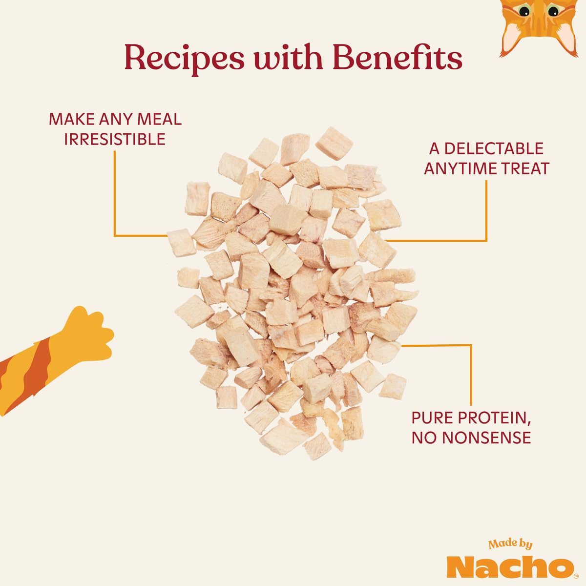 Made by Nacho Freeze-Dried Chicken Cat Treats - .9 Oz  