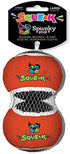 Spunky Pup Squeaky Tennis Balls Squeak and Float Fetch Dog Toy - Large - 2 Pack  