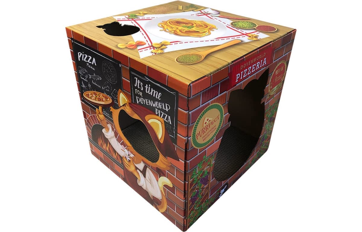 DoyenWorld Funbox Pizzeria Folding Cat House 