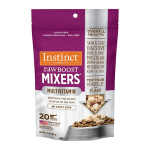 Instinct Raw Boost Mixers Grain-Free Multi-Vitamin Freeze-Dried Cat Food Toppers - 5.5 Oz