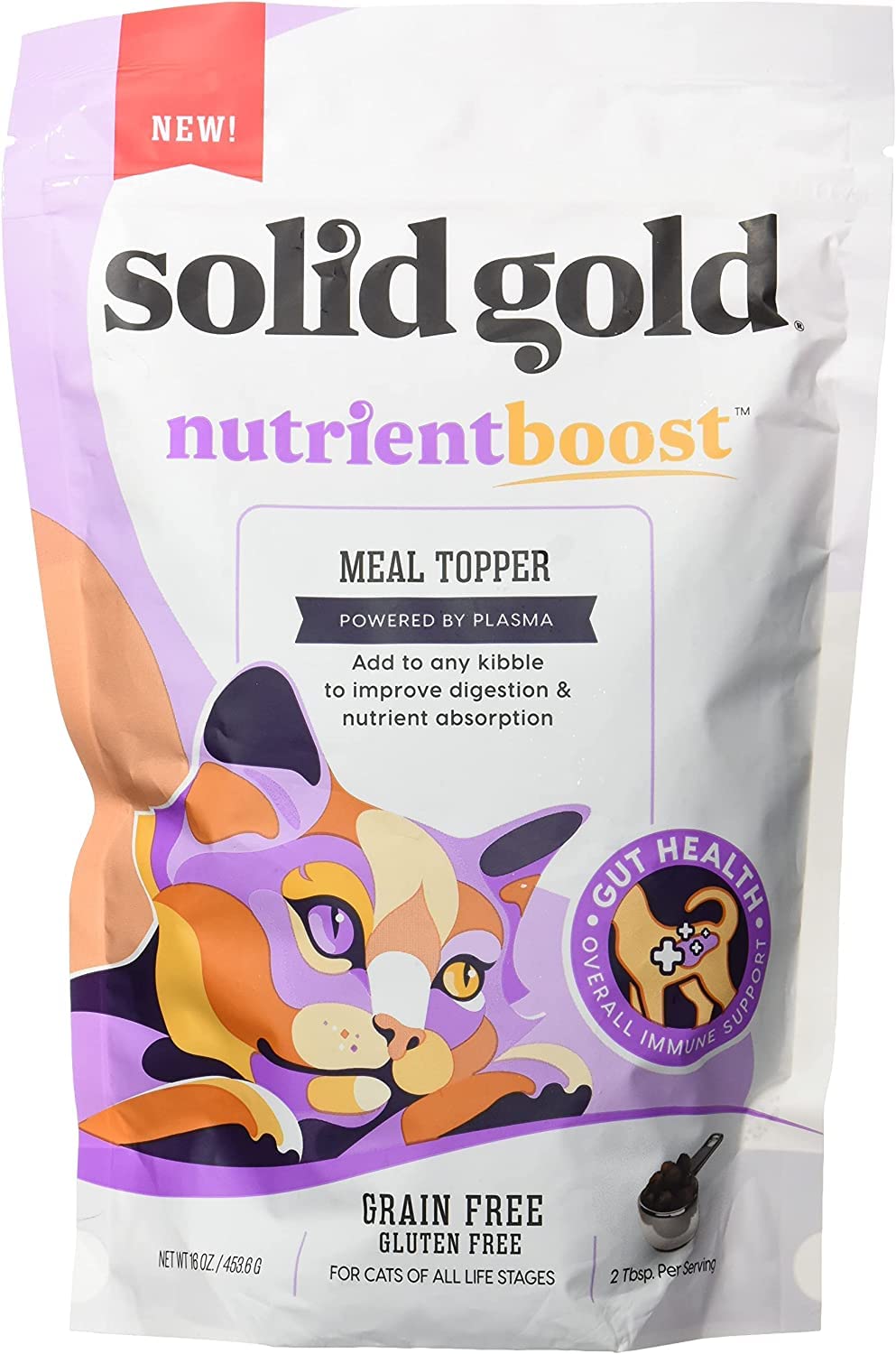 Solid Gold Nutrient Boost Grain-Free Wet Cat Food Meal Topper Pouch - 6 Oz  