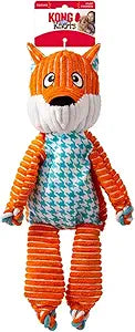 Kong Floppy Knots Fox Internally Knotted Low-Stuffing Tug and Squeak Dog Toy - Jumbo