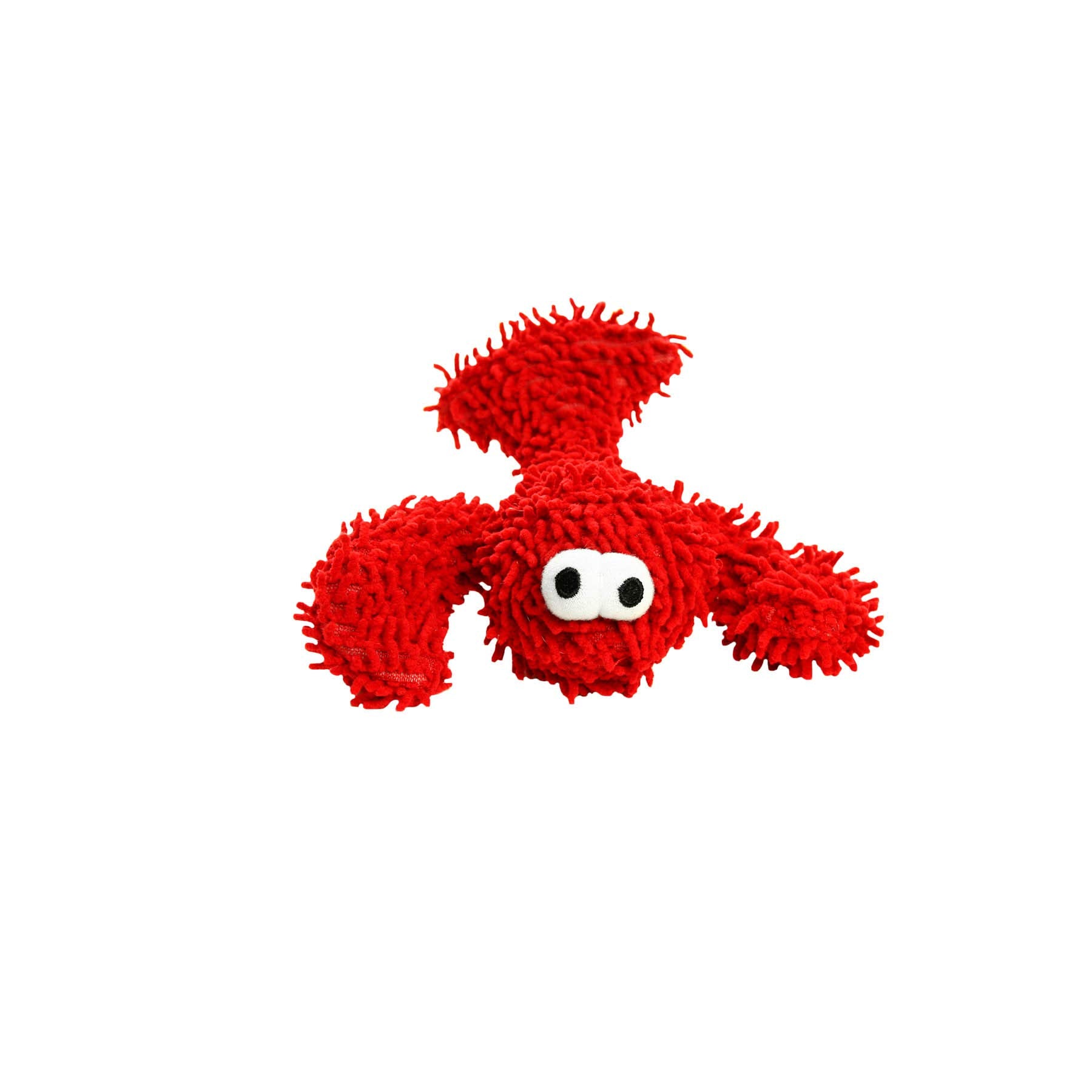 Mighty Junior Lobster Microfiber Ball Floating Squeak and Plush Dog Toy - Small  