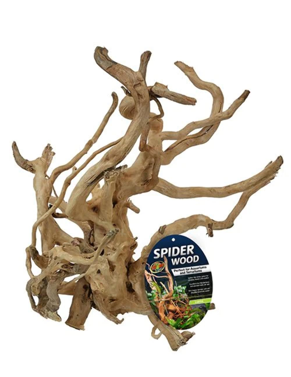 Zoo Med Laboratories Natural Spider Wood Terrarium and Aquarium Décor - Large - 16-20