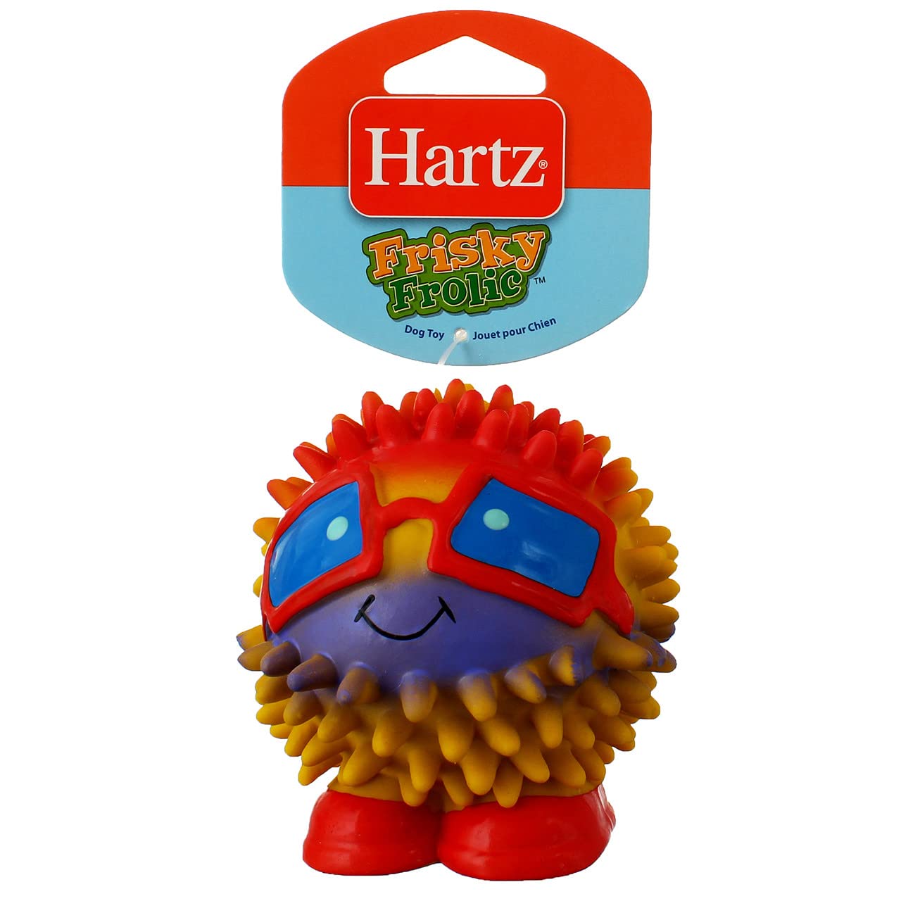 Hartz Mountain Frisky Frolic Latex Rubber Dog Toy  