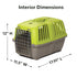 Midwest Spree Hard-Sided Travel Cat and Dog Kennel Carrier - Green - 19" X 12.7" X 12.7" Inches  