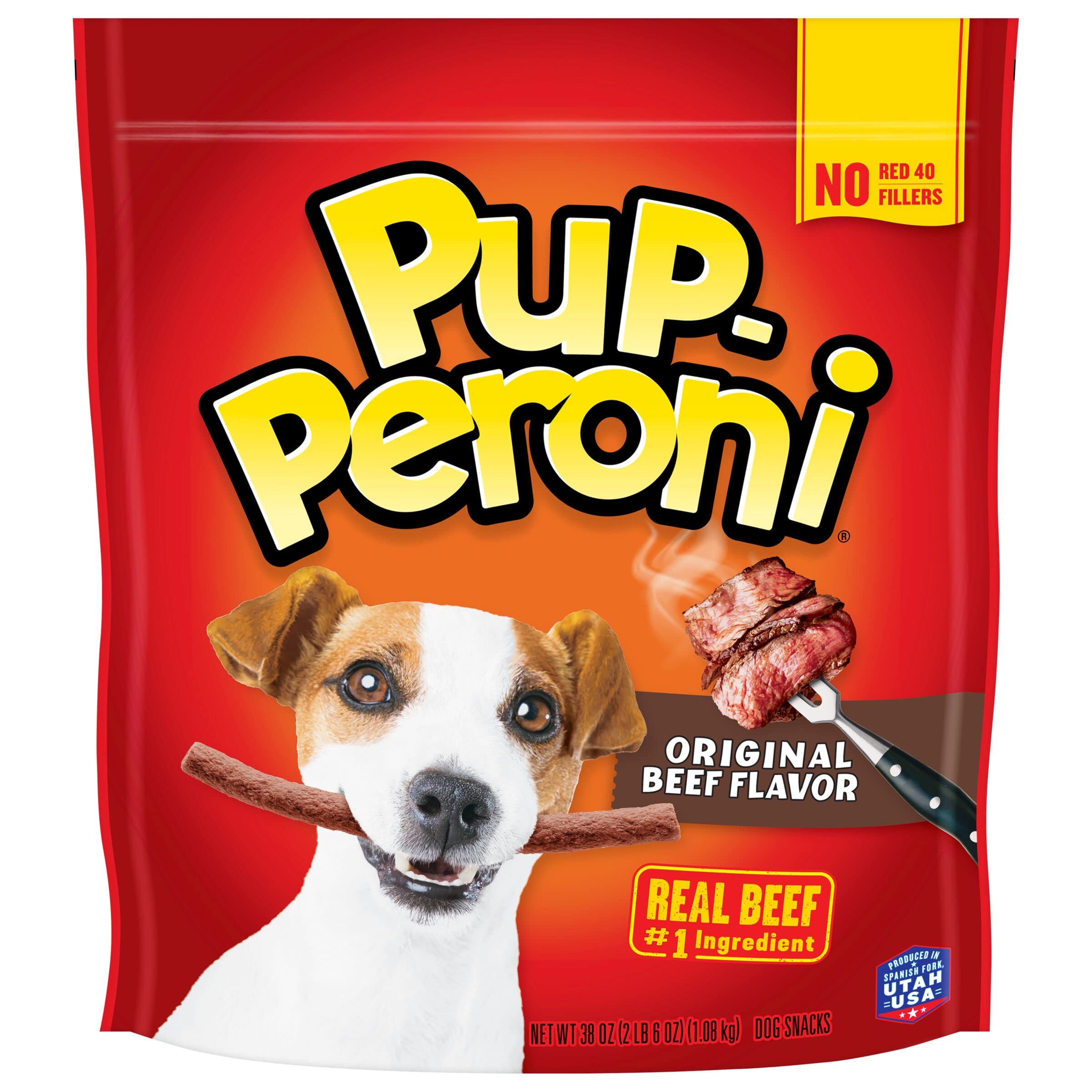 Pup-Peroni Rounds Beef Brisket Soft and Chewy Dog Treats - 5 Oz - Case of 8  