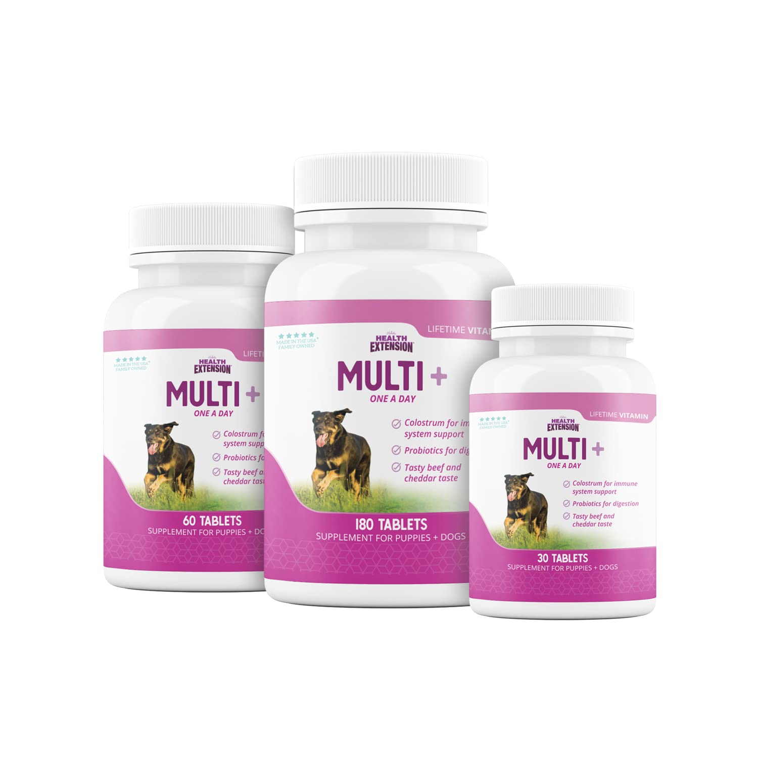 Health Extension Lifetime Dog Multi-Vitamin Dog Supplements - 30 Count  