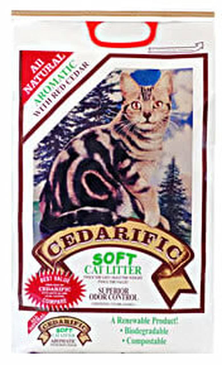 Northeastern Cedarific Cedar Wood Soft and Natural Cat Litter - 7.5 Lbs  